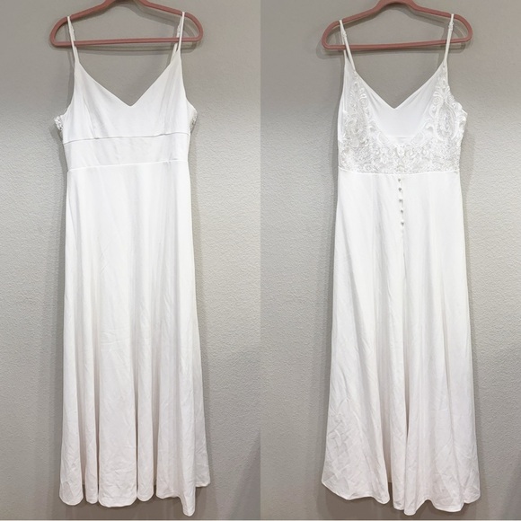 NWOT Lulus Forever a Fairytale White Lace Sleeveless Maxi Dress - Picture 5 of 9